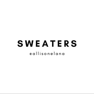 SWEATERS: